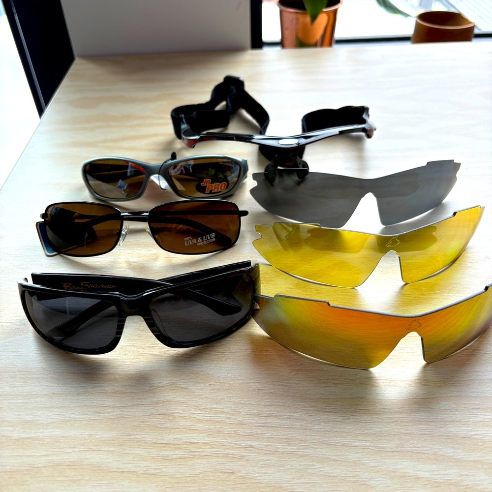 Assorted sun glasses
